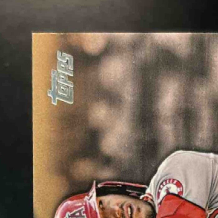 2021 Topps Update Mike Trout Major League Material Relics Gold /50 MEM Angels
