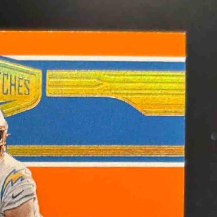 2020 Panini Plates & Patches Justin Herbert Orange /75 #161 RC Chargers