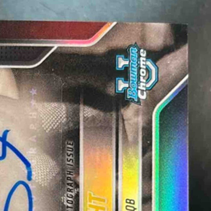 2025 Bowman Chrome University Rocco Becht Prospect Auto Refractor /299 Cyclones