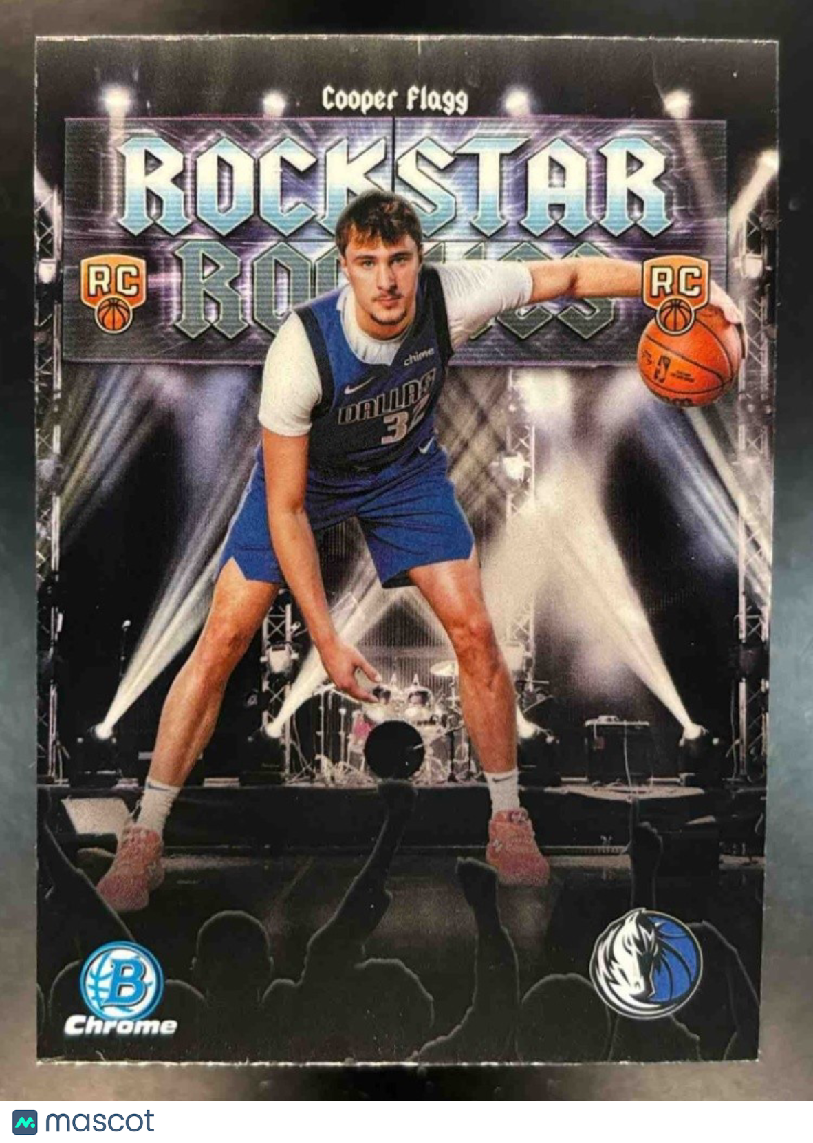2025-26 Bowman Chrome Cooper Flagg Rockstar Rookies #RR-1 RC Dallas Mavericks