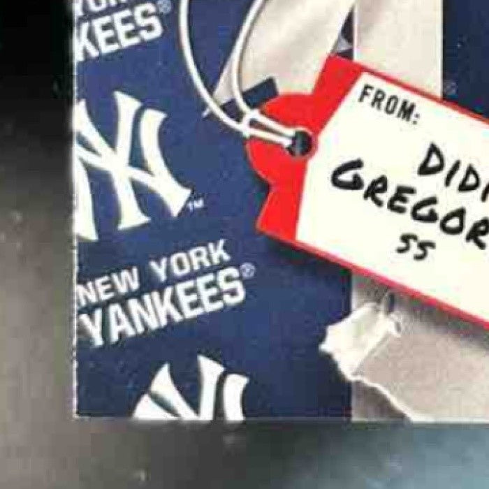 2019 Topps Holiday Didi Gregorius Auto Relics #WHAR-DG MEM New York Yankees