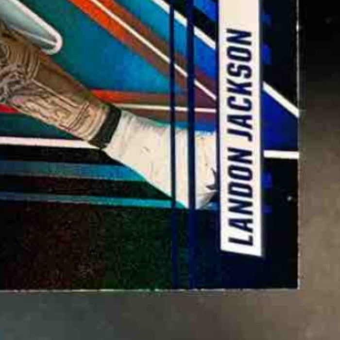 2025 Rookies & Stars Landon Jackson Black and Blue /5 #153 RC Buffalo Bills