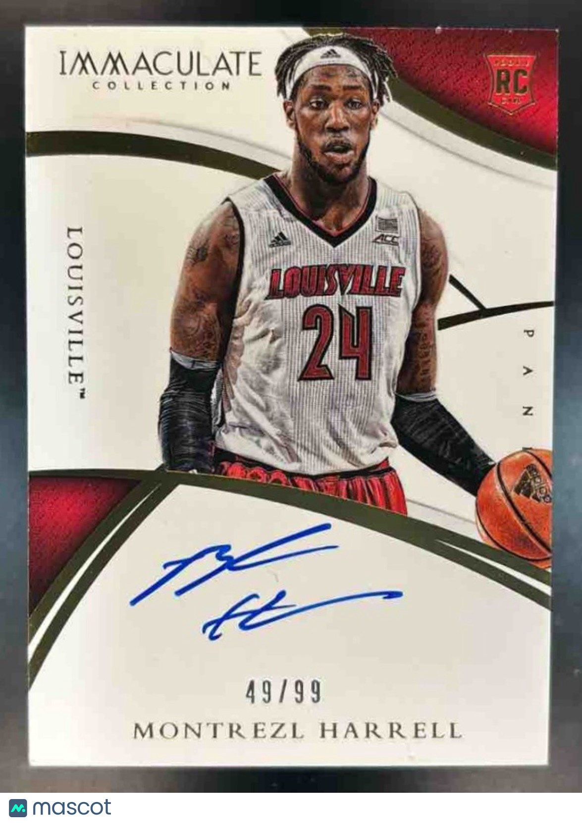 2015-16 Panini Immaculate Collection Montrezl Harrell Auto /99 RC Auto Rockets