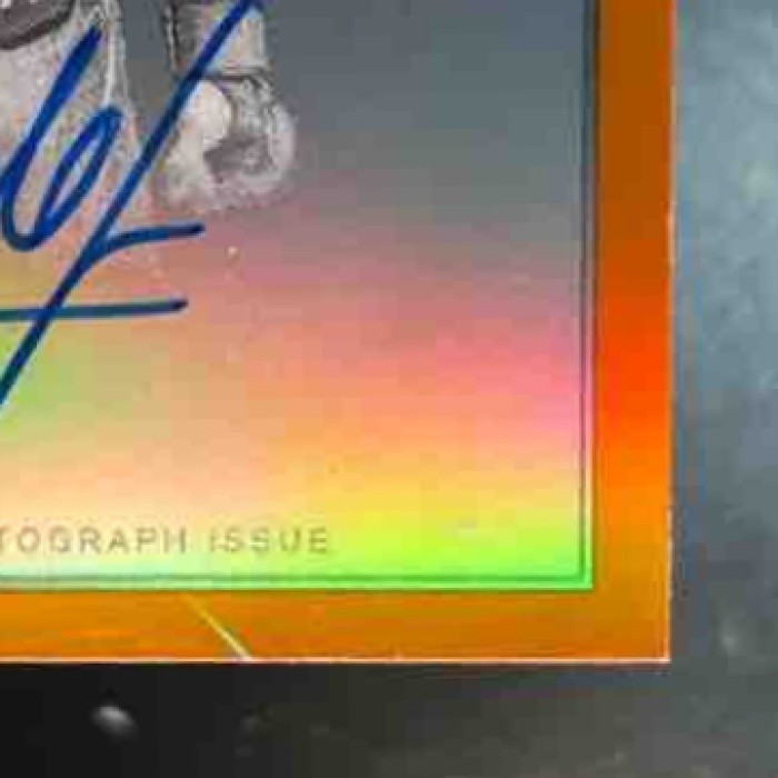 2025 Topps UFC Chrome Jose Aldo Octagon Legends Auto Orange Refractor /25