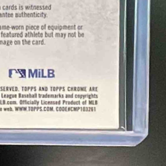 2025 Topps Pro Debut Marcelo Mayer Jumbo Auto Relics Chrome Gold Refractor /50