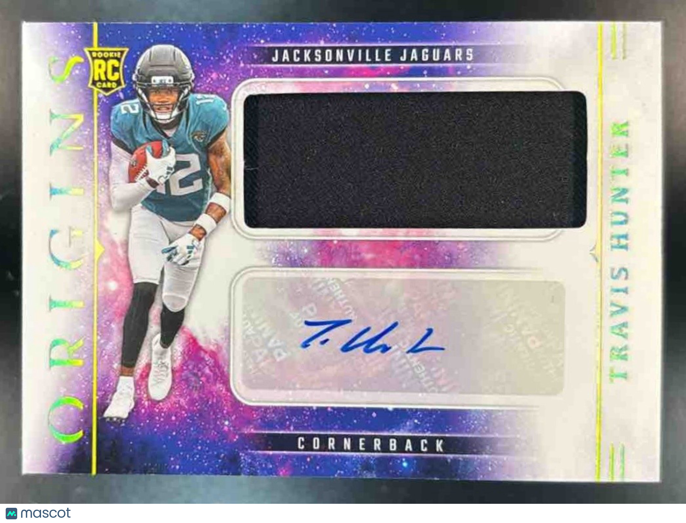 2025 Panini Origins Travis Hunter Rookie Jersey Auto RC Jacksonville Jaguars