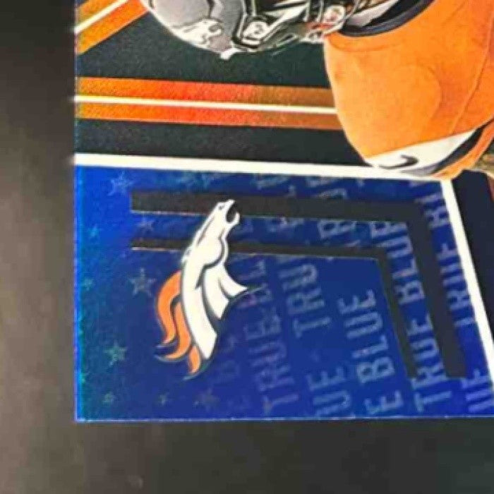 2025 Panini Rookies & Stars RJ Harvey True Blue /149 #173 RC Denver Broncos