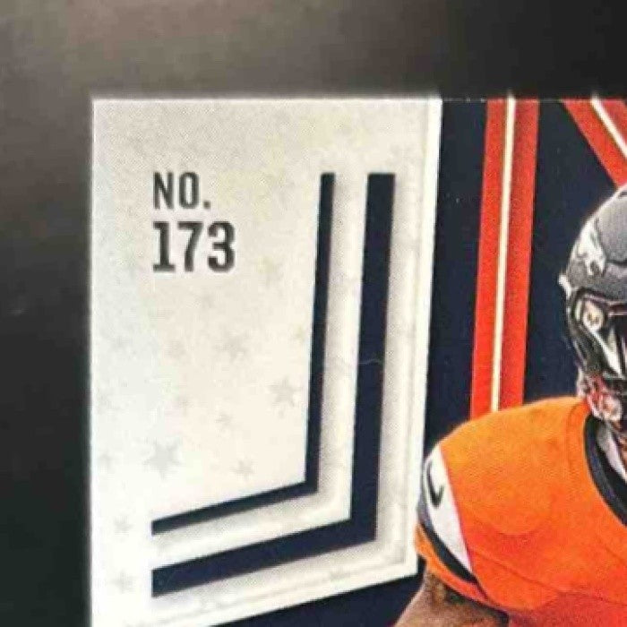 2025 Panini Rookies & Stars RJ Harvey True Blue /149 #173 RC Denver Broncos