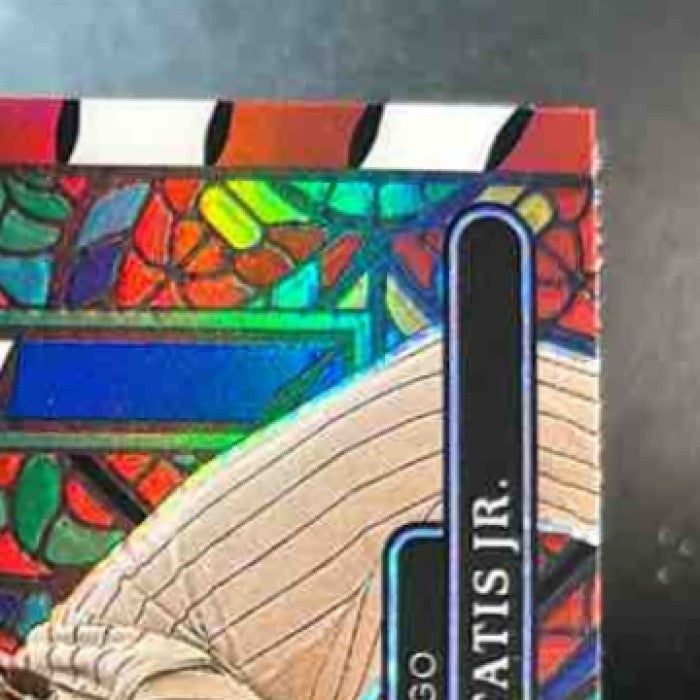 2022 Panini Prizm Fernando Tatis Jr. Stained Glass Red/White/Blue Padres