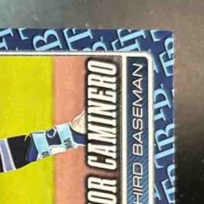 2026 Topps Junior Caminero Team Color Border Variation SP #328 Tampa Bay Rays