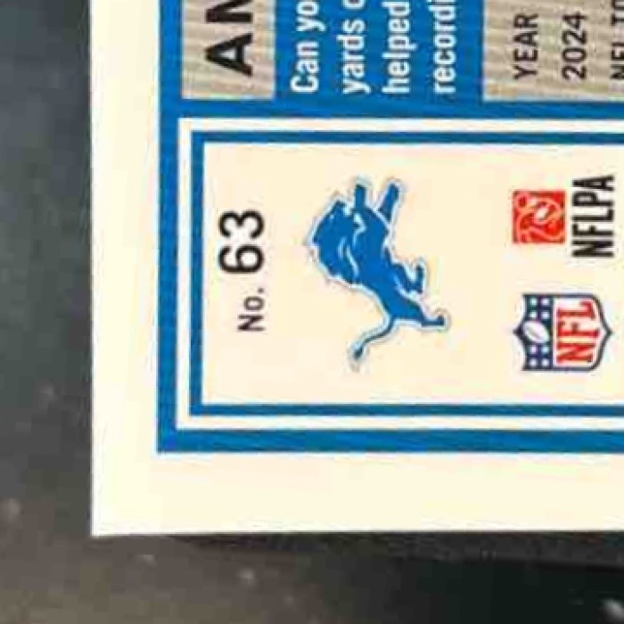 2025 Panini Donruss Optic Amon-Ra St. Brown Neon Green /199 #63 Detroit Lions