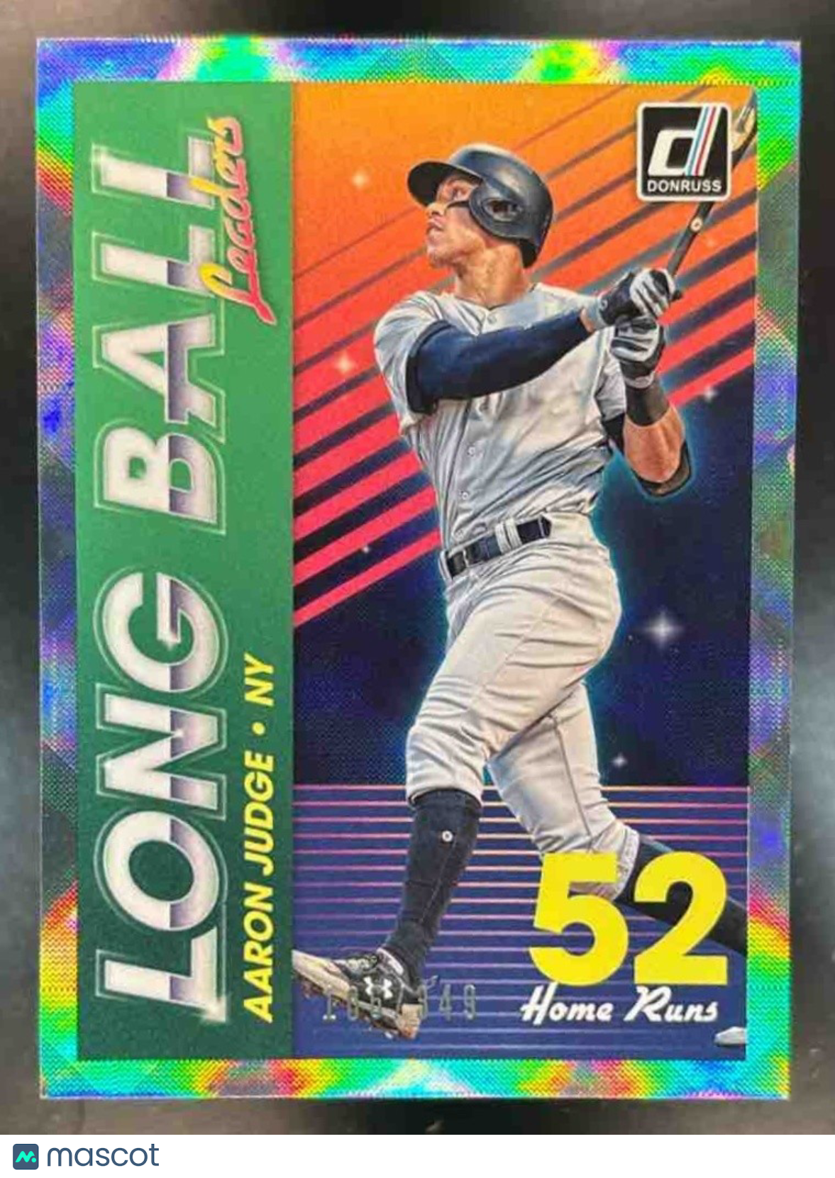 2018 Panini Donruss Aaron Judge Long Ball Leaders /349 New York Yankees