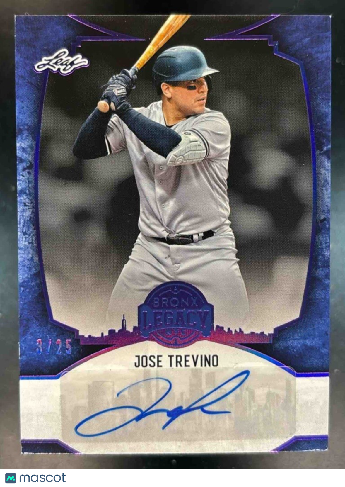 2024 Leaf A Bronx Legacy Jose Trevino Auto /25 #BA-JT2 New York Yankees