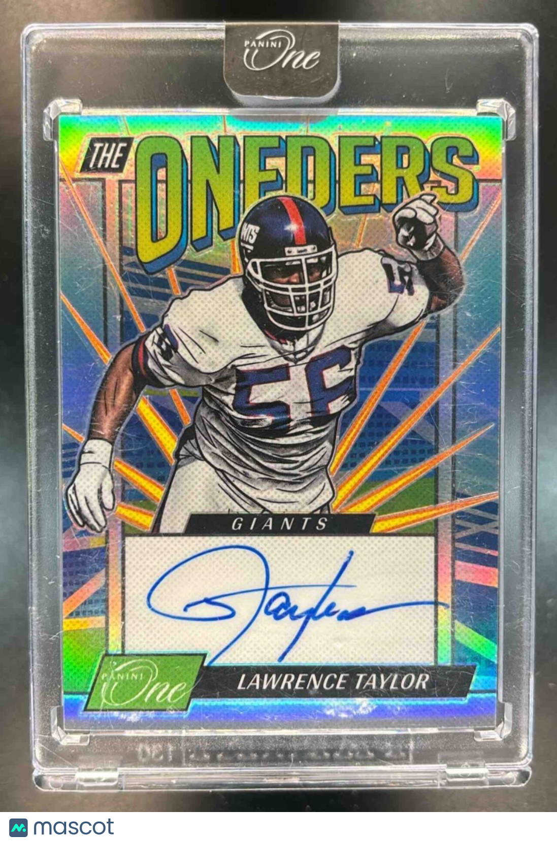 2022 Panini One Lawrence Taylor Auto /49 #369 The Oneders Auto New York Giants