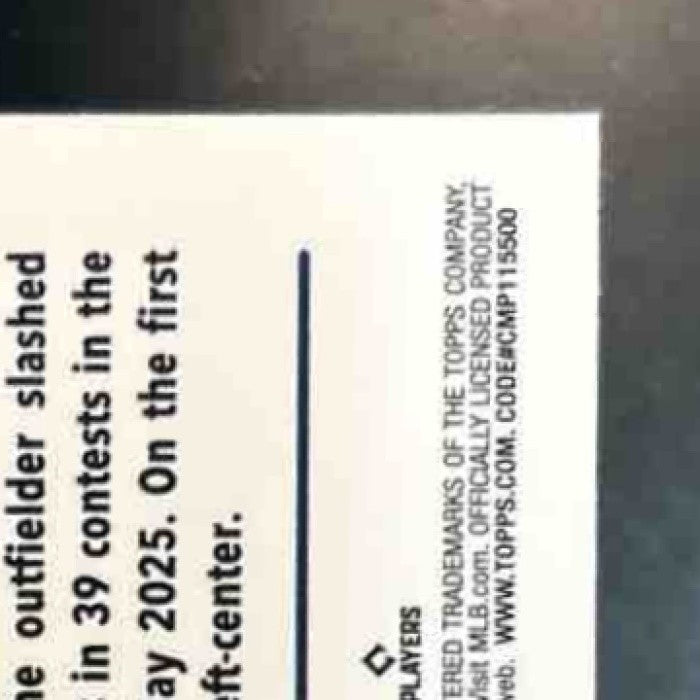 2025 Topps Chrome Update Daylen Lile Negative #USC146 RC Washington Nationals