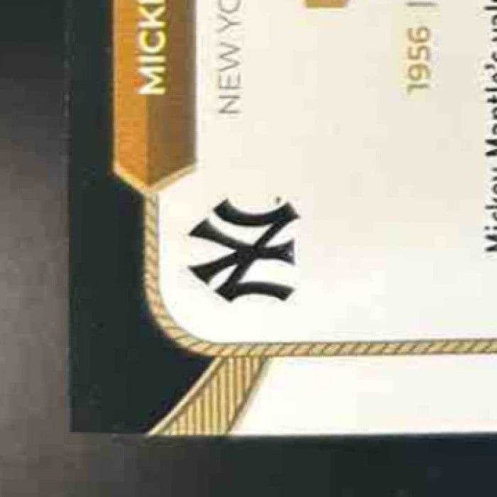 2025 Topps Welcome to the Club: 3-X MVP Mickey Mantle 1957 Green /99 Yankees