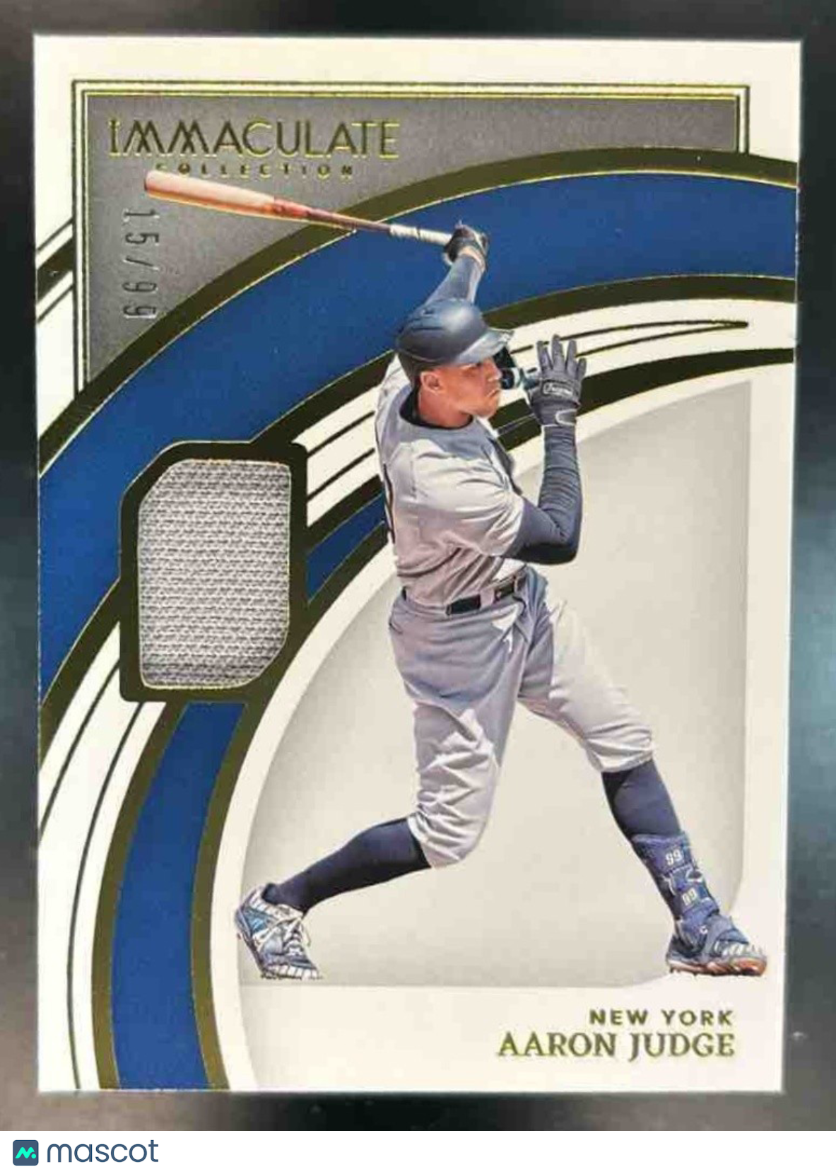 2022 Panini Immaculate Aaron Judge Patch /99 #50 New York Yankees