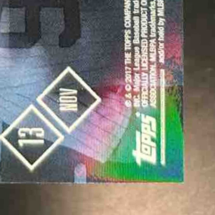 2017 Topps Now Aaron Judge Off Season "Rookie of Year" #OS-64 New York Yankees