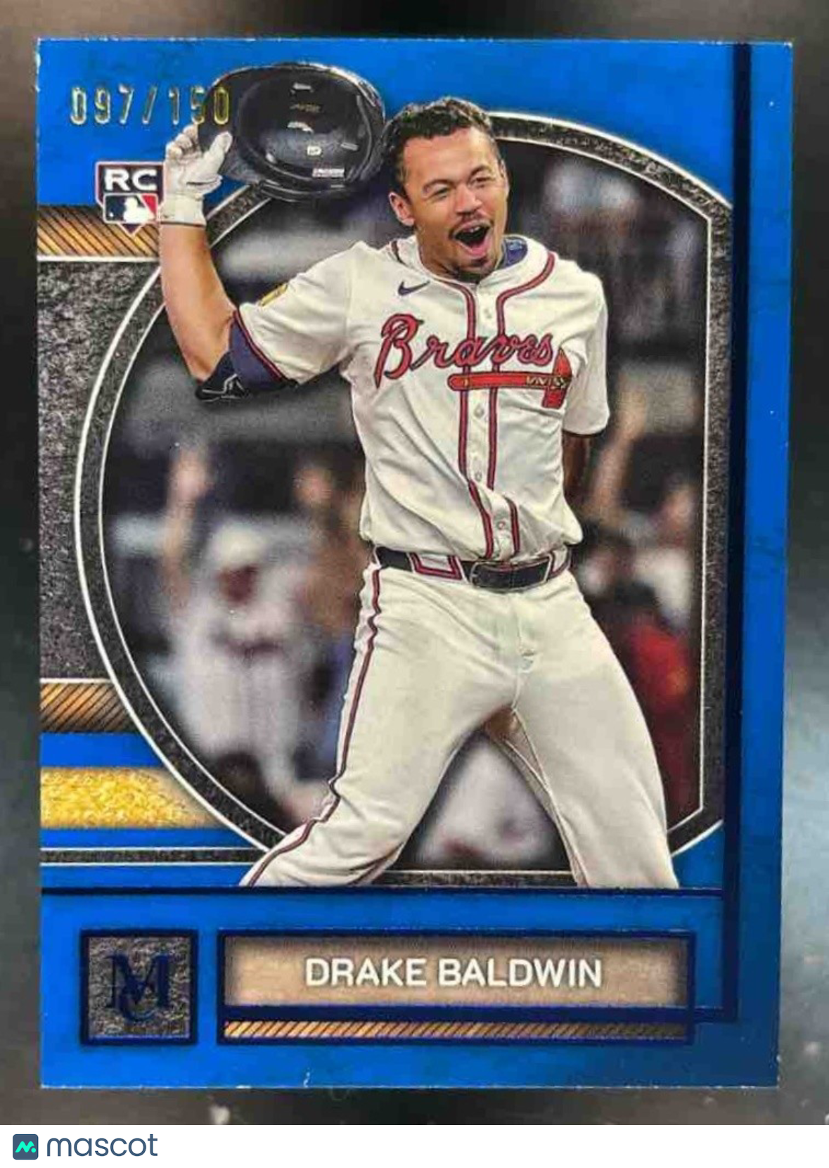 2025 Topps Museum Collection Drake Baldwin Blue Sapphire /150 #43 RC Braves