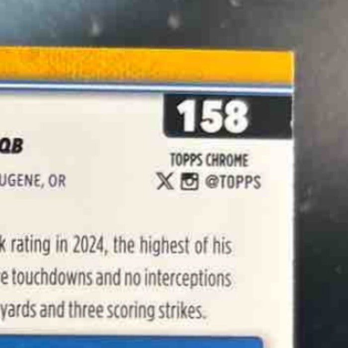 2025 Topps Chrome Justin Herbert Neon Pulse Refractor #158 Los Angeles Chargers