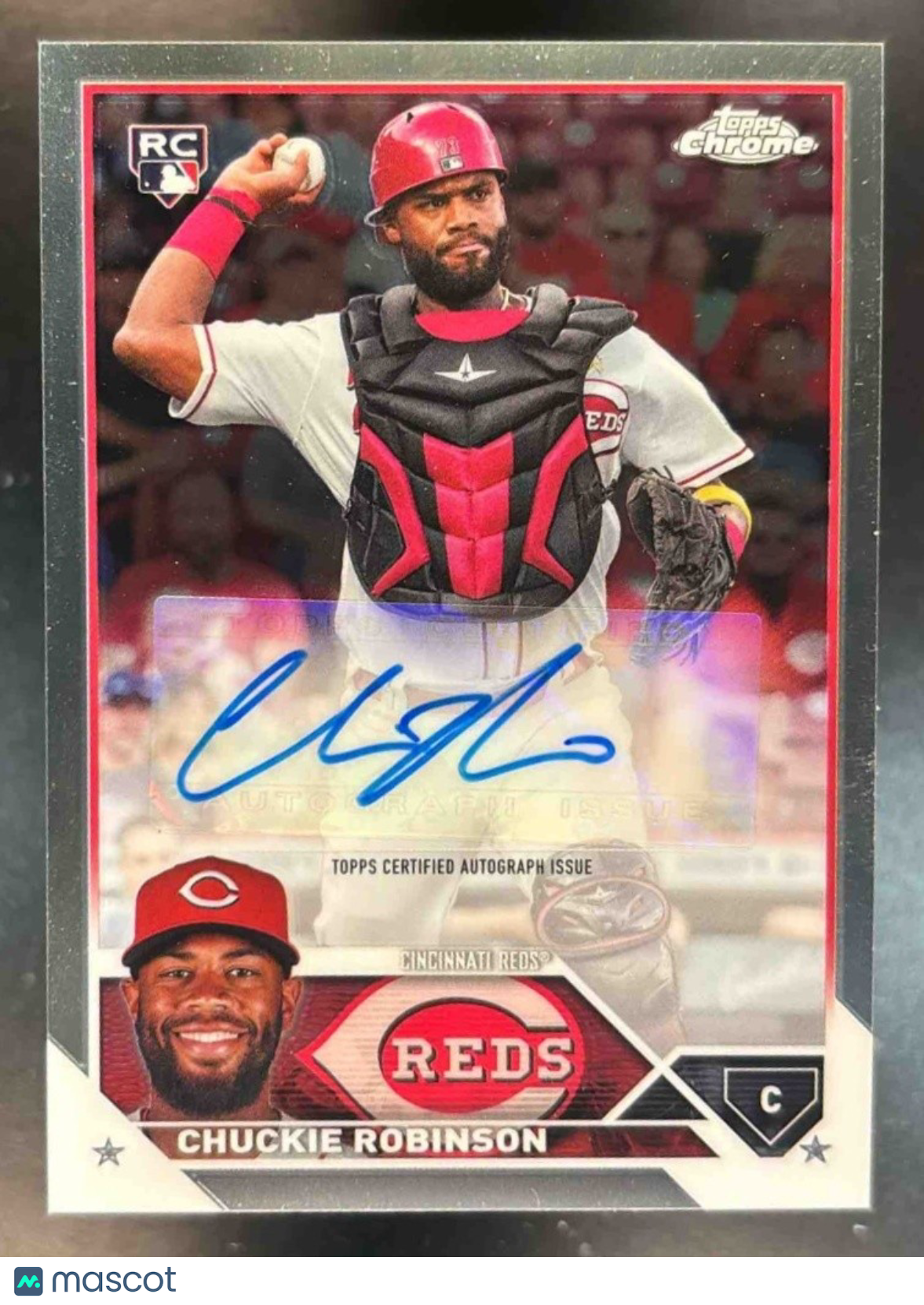 2023 Topps Chrome Update Chuckie Robinson Auto #AC-CR Cincinnati Reds