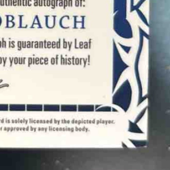 2023 Leaf Bronx Legacy Chuck Knoblauch Auto Teal /15