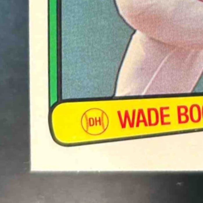 1983 Donruss Wade Boggs #586 RC Boston Red Sox