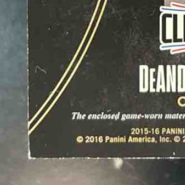 2015-16 Panini Black Gold DeAndre Jordan Memorabilia /99 #13 Los Angeles Clipper