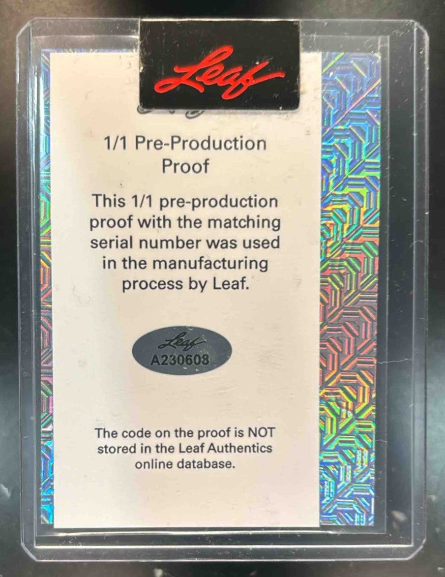 2023 Leaf Metal Top 100 Luisangel Acuna Pre Production Auto 1/1