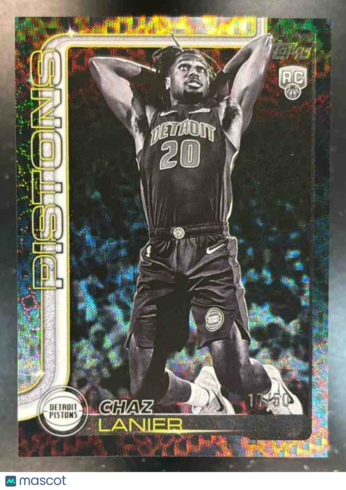 2025-26 Topps Chaz Lanier Flash Drop /50 #238 Detroit Pistons