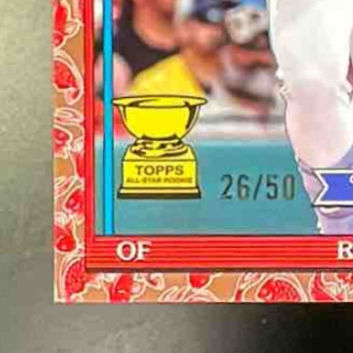 2026 Topps Roman Anthony #T91-71 1991 Koi Fish Gold 26/50 RC Red Sox Rookie