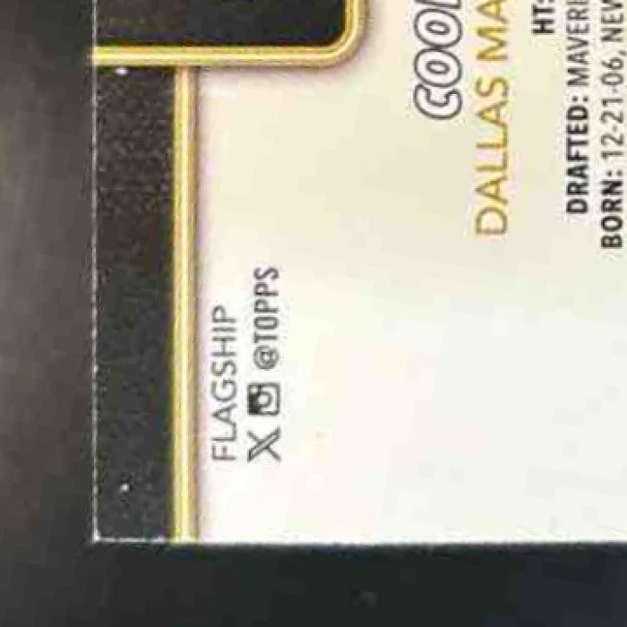 2025-26 Topps Cooper Flagg Blackout Variation #201 RC Mavericks Rookie