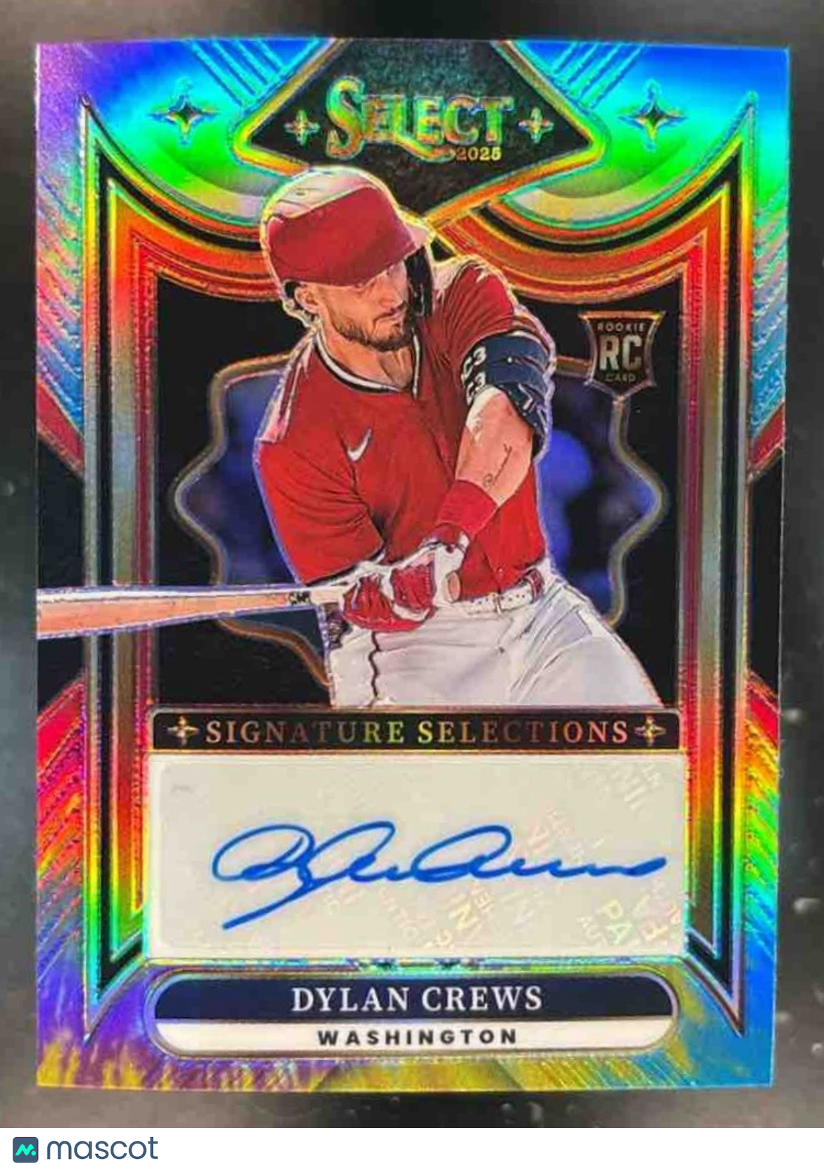 2025 Select Dylan Crews Signature Selections Tie-Dye 1/25 RC Auto Nationals