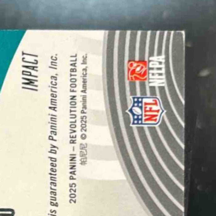 2025 Panini Revolution Quinn Ewers Auto Impact /50 #AGH-QES RC Miami Dolphins