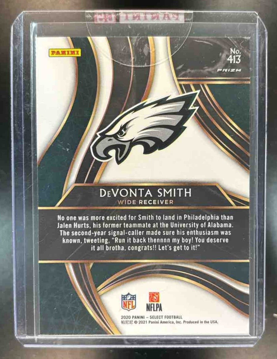 2020 Panini Select DeVonta Smith #413 Silver (Prizm) RC XRC Philadelphia Eagles