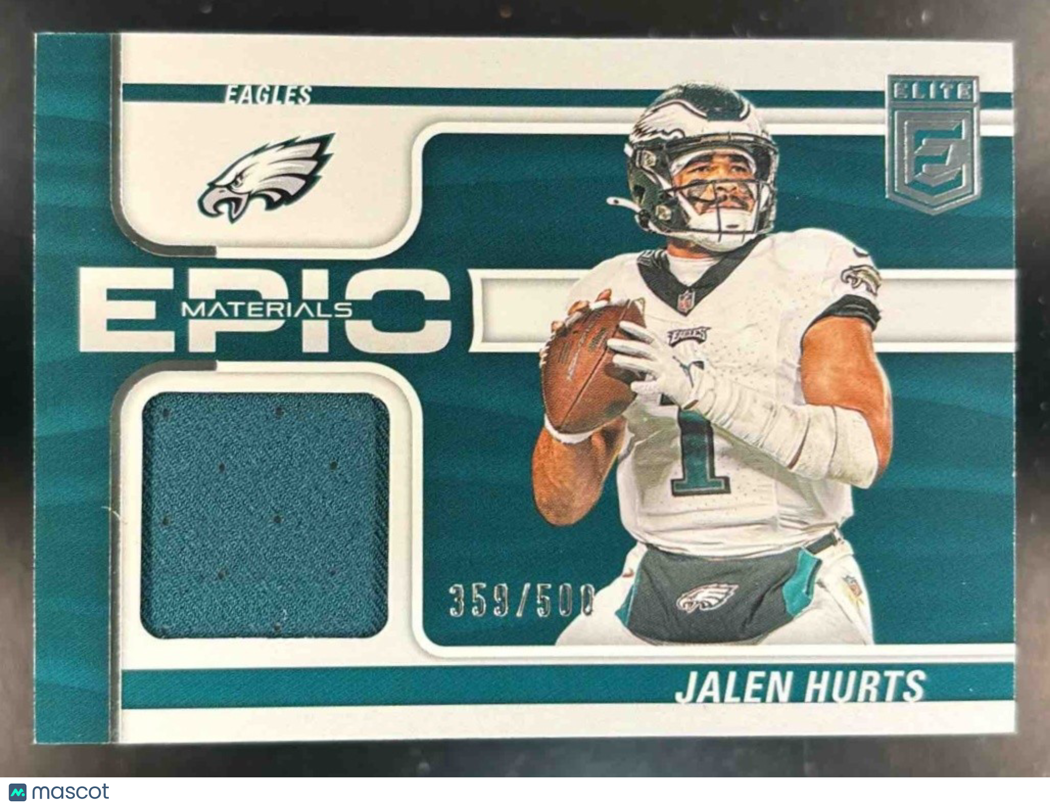 2024 Donruss Elite Jalen Hurts Epic Materials /500 MEM Philadelphia Eagles