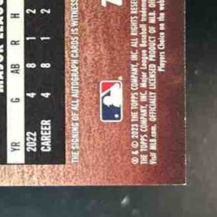 2023 Topps Stadium Club Narciso Crook Auto #SCBA-NC RC Boston Red Sox