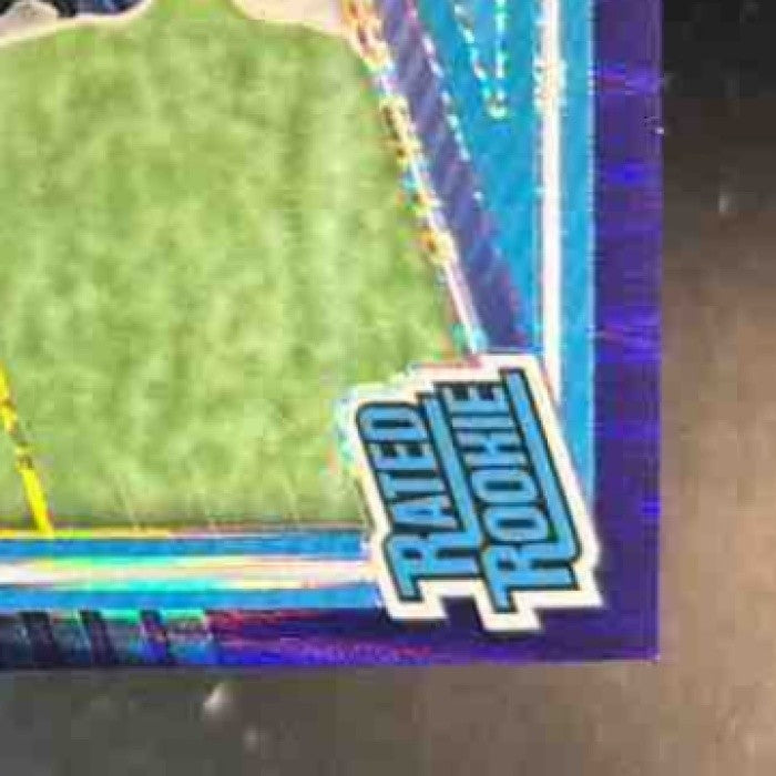 2025 Donruss Optic Jaxson Dart Purple Shock Prizm #273 New York Giants