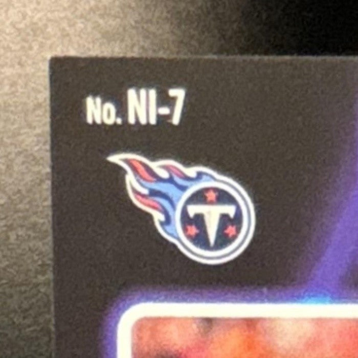 2022 Panini Select Derrick Henry Neon Icons /10 #NI-7 Tennessee Titans