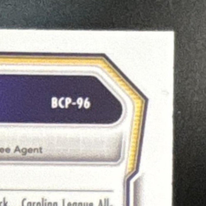 2026 Bowman Jesus Made Chrome Prospects Purple Geometric /250 #BCP-96 Brewers