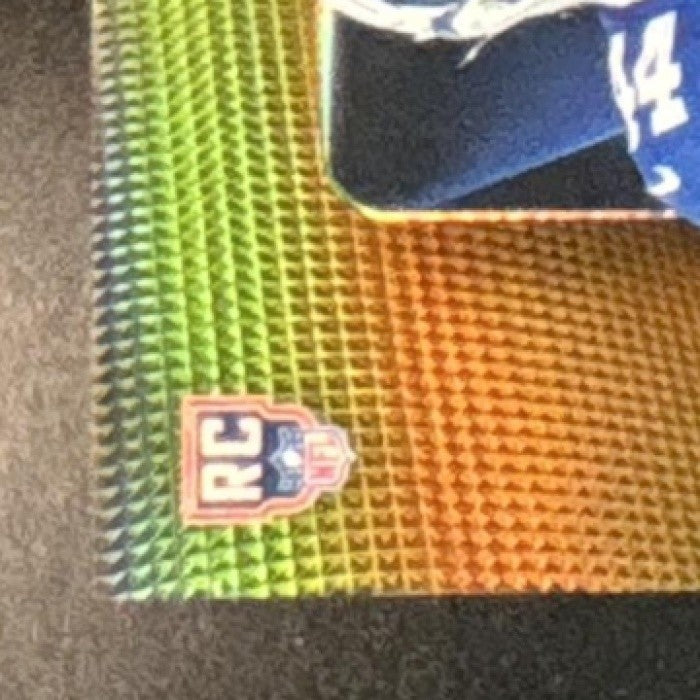 2025 Topps Chrome Cam Skattebo Rookie Relics Gold Refractor /50 MEM RC Giants