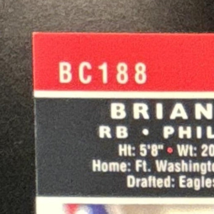 2007 Bowman Chrome Brian Westbrook Blue Refractor /150 #BC188 Eagles