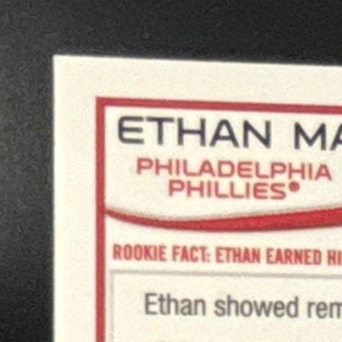 2014 Topps Chrome Ethan Martin Red Refractor /25 #128 RC Philadelphia Phillies