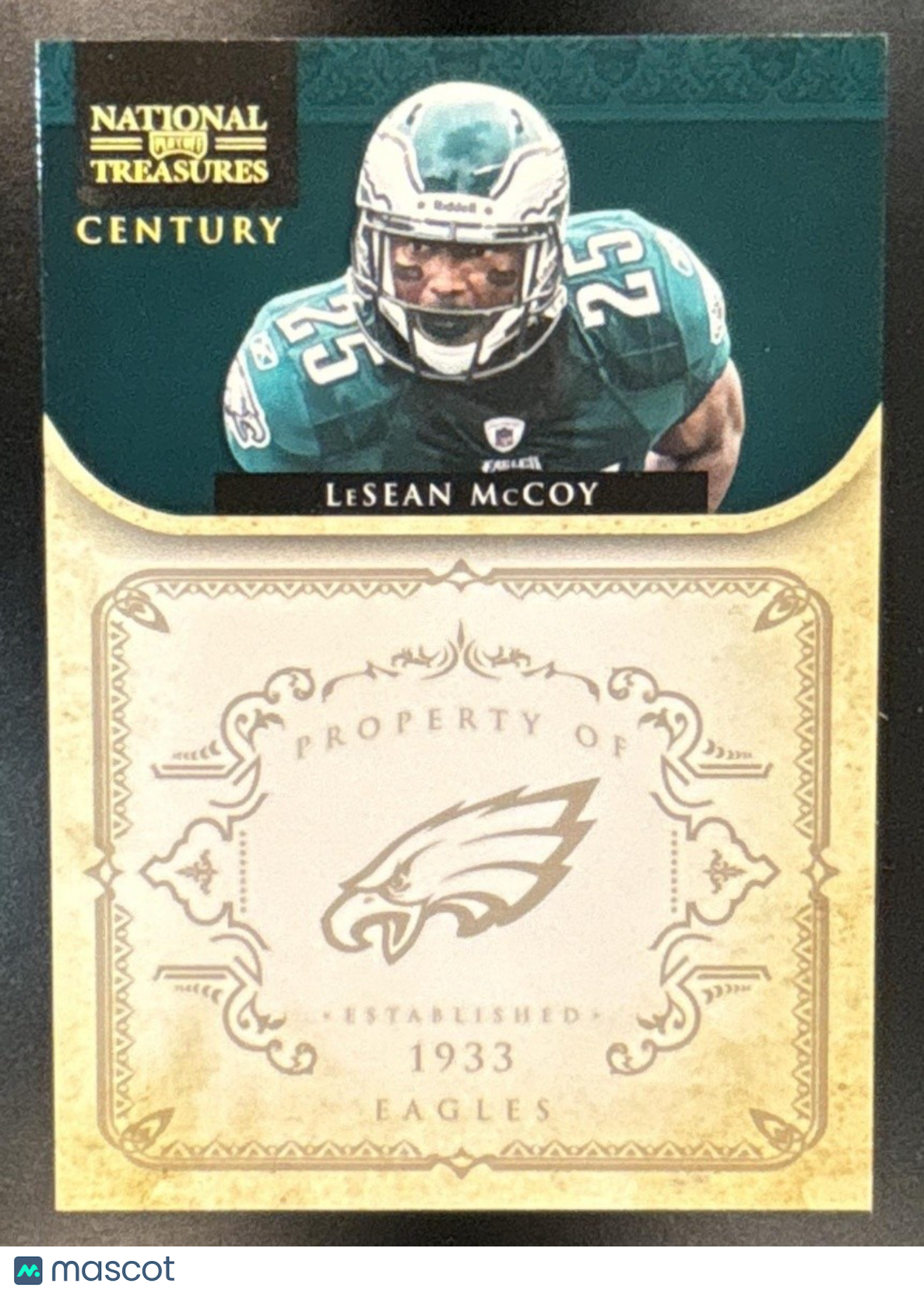 2011 Panini Playoff National Treasures LeSean McCoy Century Gold /10 #114 Eagles