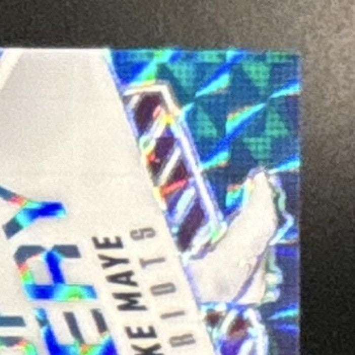 2025 Panini Mosaic Drake Maye Men of Mastery Purple /49 #3 New England Patriots