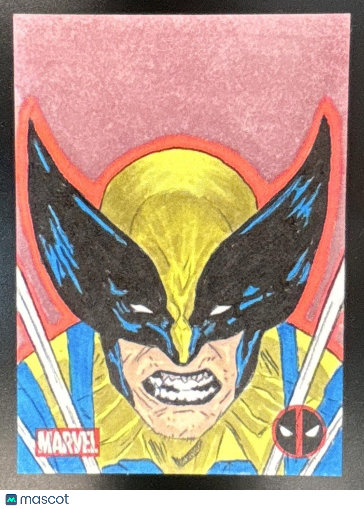 2025 Topps Chrome Deadpool Wolverine Sketch Cards 1/1 Autographed by Artist
