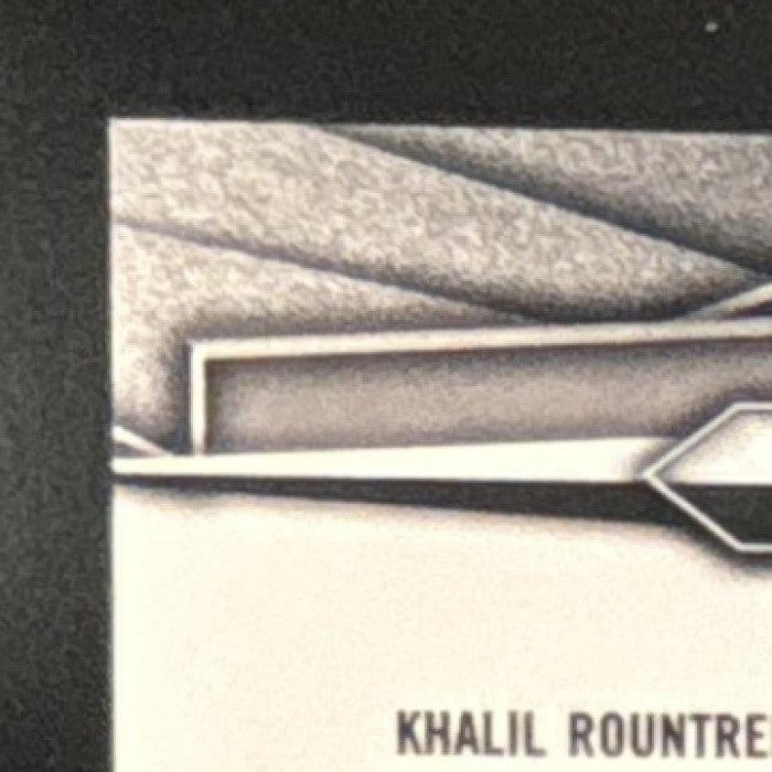 2026 Topps Chrome UFC Khalil Rountree Jr. Orange Geometric Refractor /25 #157