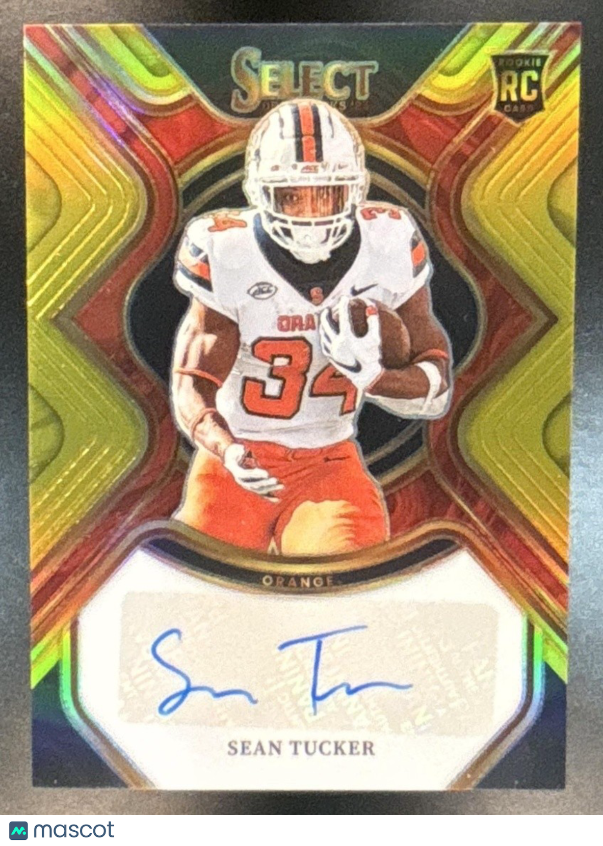 2023 Select Draft Picks Sean Tucker Rookie SIgnatures Gold /10 #RS-STU Auto RC