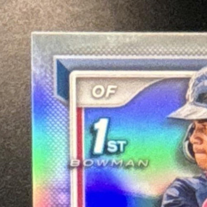 2024 Bowman Isaiah Drake Chrome Auto Refractor /499 1st Prospect Atlanta Braves