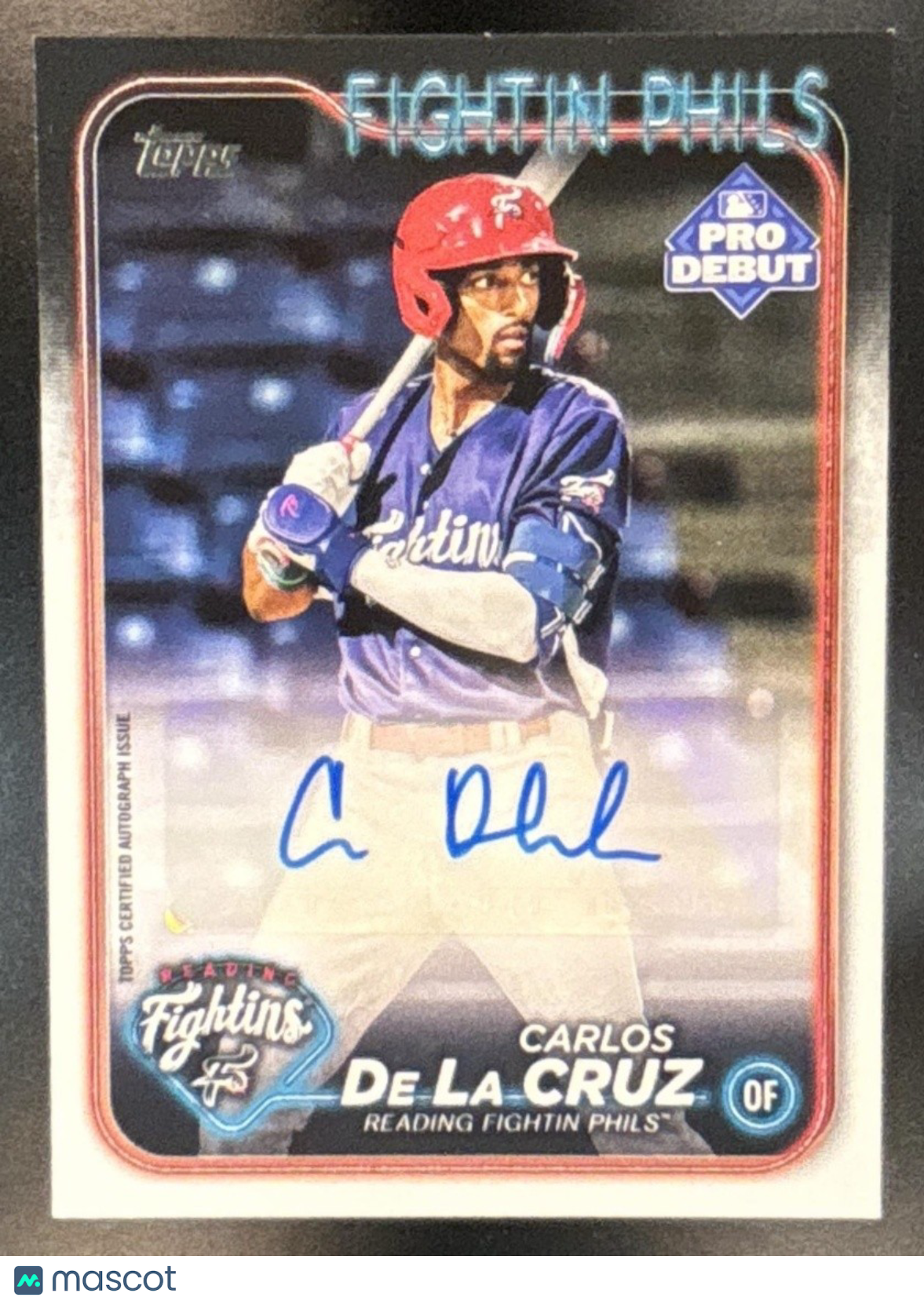 2024 Topps Pro Debut Carlos De La Cruz Auto #PD-51